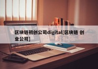 区块链初创公司digital[区块链 创业公司]